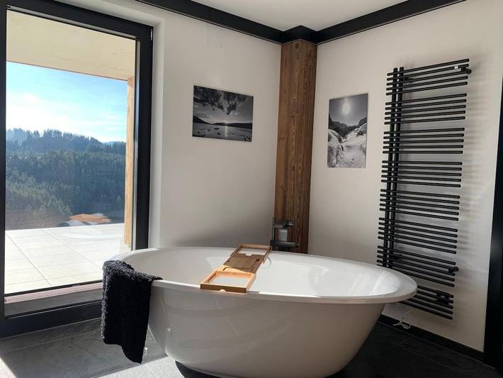 Ferienwohnung für 6 Personen, mit Terrasse und Sauna sowie Ausblick in Weitnau - 4