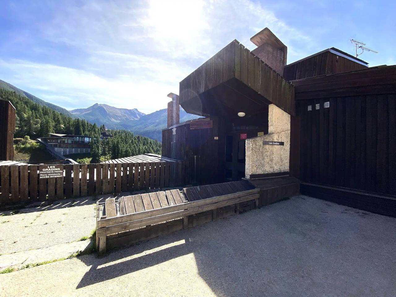 Studio entier, Studio 4 personnes exposé sud dans le centre 1650 in Les Orres, Parc national des Écrins