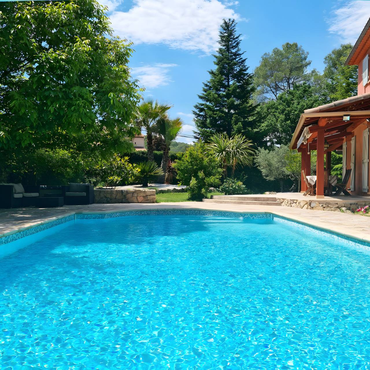 Zimmer 'Côte d'Azur' mit Gemeinschaftspool, Wlan und Klimaanlage in Fayence, Draguignan Region