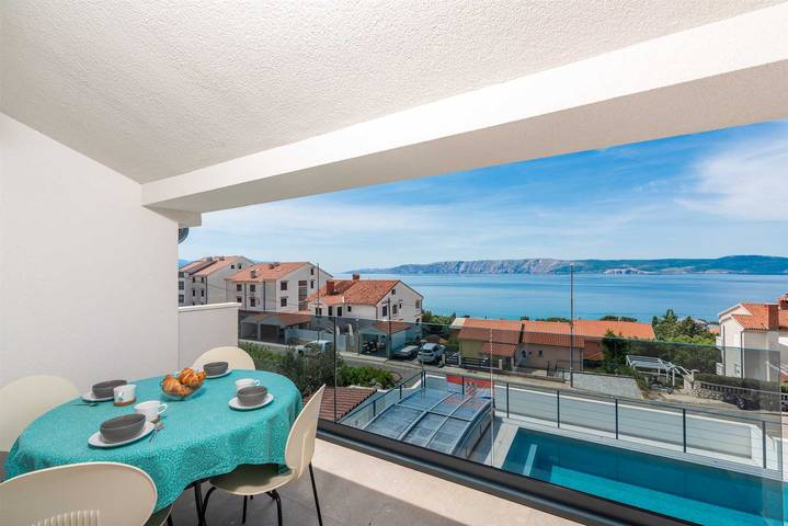 Ferienwohnung für 6 Personen, mit Pool und Terrasse, mit Haustier in Novi Vinodolski - 2