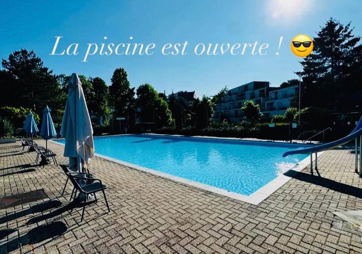 Appartement de vacances pour 4 personnes, avec Terrasse ainsi que Jardin et Piscine dans Belvaux