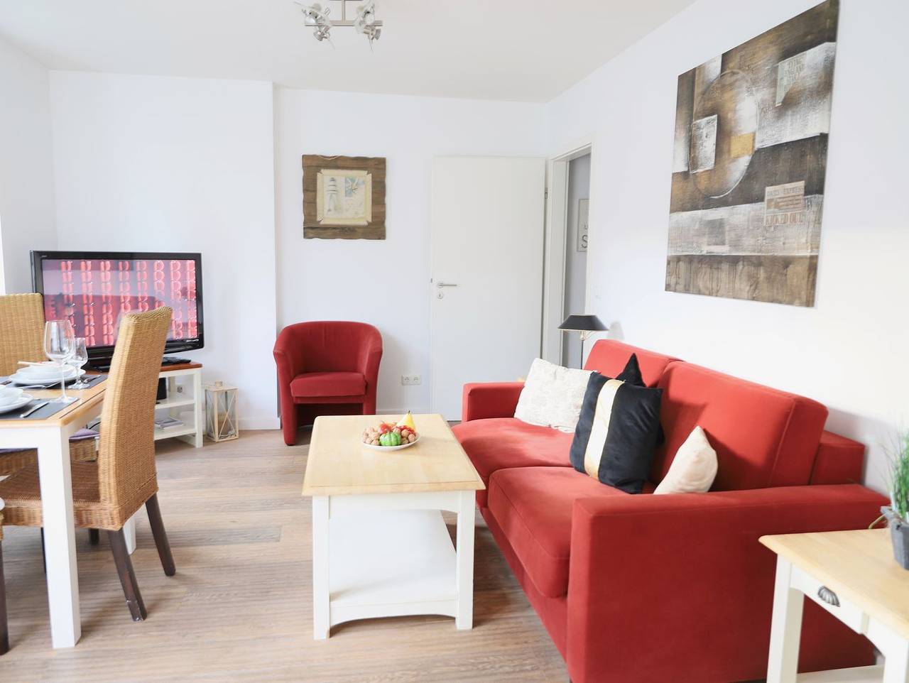 Ganze Wohnung, Komfortables 2-Zi.-App. mit Klimaanlage, Terrasse und Stellplatz in Westerland in Westerland, Sylt (Gemeinde)