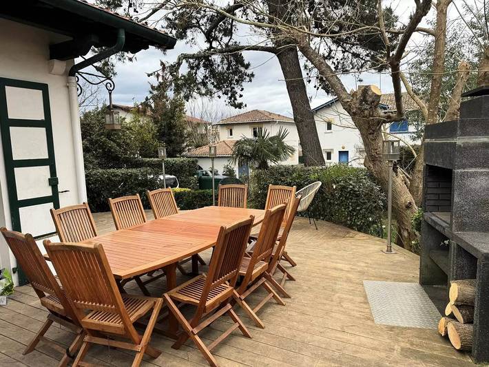 Capbreton. Villa Bakensack mit Terrasse für 12 Personen. Wifi in Capbreton, Côte d’Argent