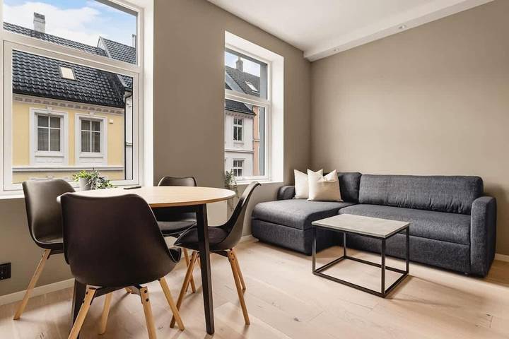 Vakantieappartement voor 6 personen, met tuin in Bergen