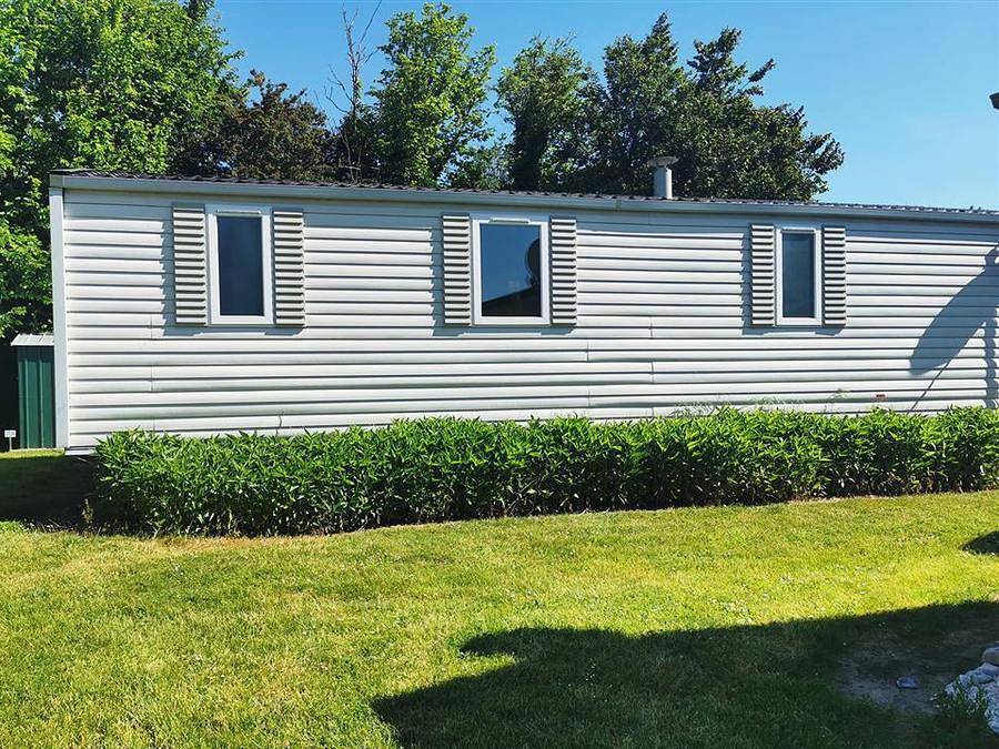 Camping et Parc Les Goelands - Mobilhome 6 personas - Mh3 N°30 con terraza cubierta in Arzal, Côte des Mégalithes