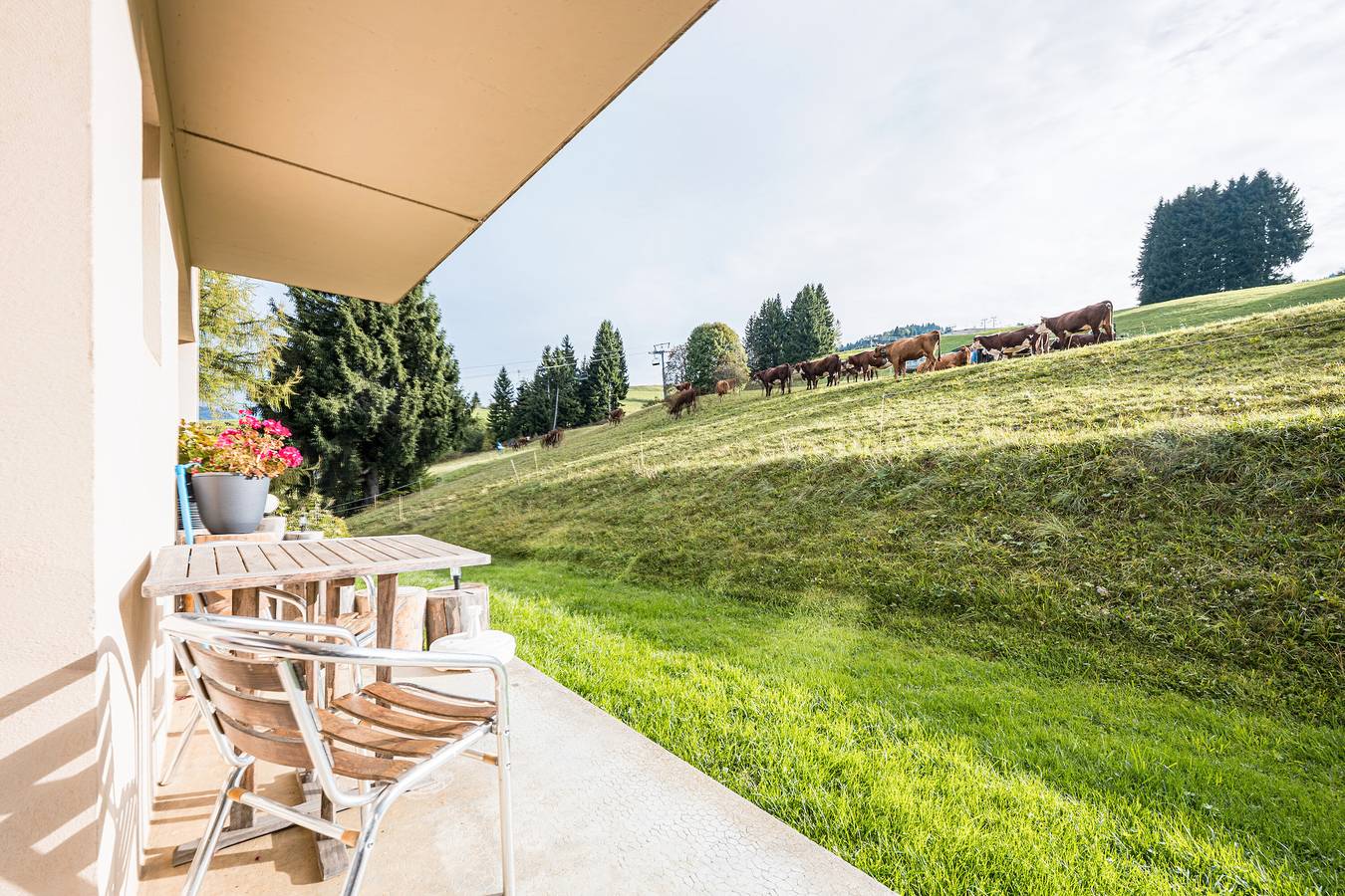 Hel studio-lejlighed, Studio Apartment '2 - L'Edelweiss' with Mountain View, Shared Garden and Wi-Fi in Cohennoz, Albertville Området