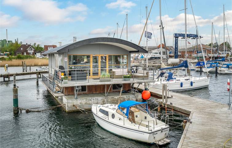 Hausboot für 4 Personen mit Ausblick in Gråsten, Flensburger Förde (Dänemark)