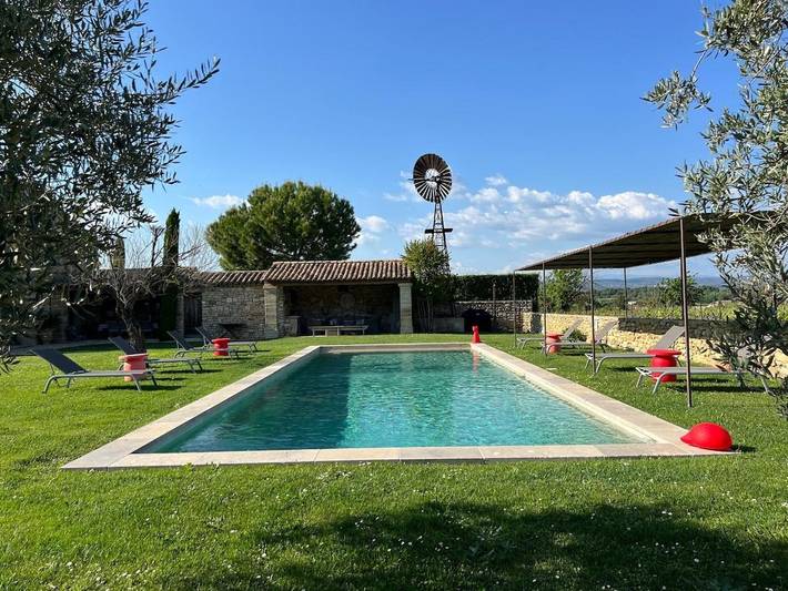 Villa for 10 people, with view and garden as well as pool - 1
