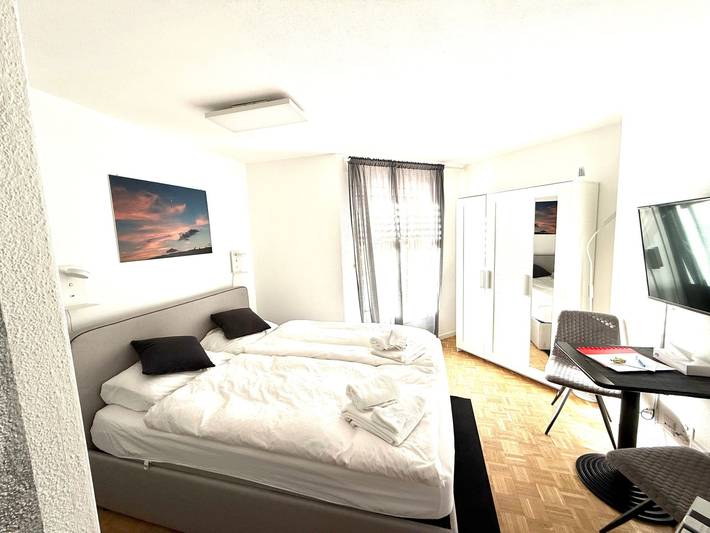 Ferienwohnung für 2 Personen, mit Terrasse und Pool sowie Sauna in St. Moritz
