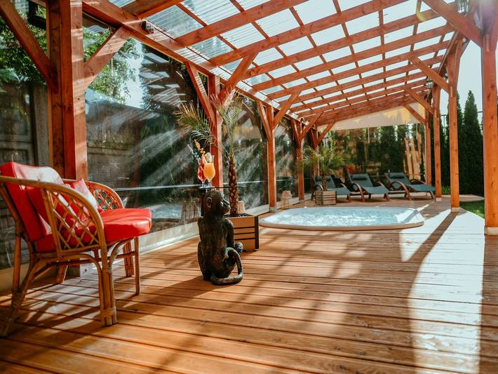 Holiday home for 5 people, with Terrace and Hot tub as well as Sauna in Poland