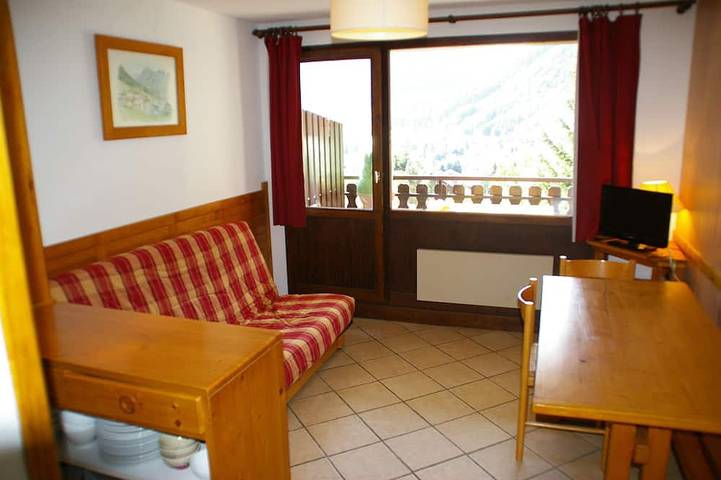 Appartement entier, Pralognan La Vanoise: Appartement de 36 m² dans chalet à proximité des pistes in Pralognan-la-Vanoise, Massif de la Vanoise