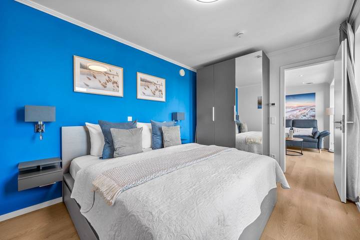 Ganze Wohnung, The View G02 Perle - Meerblick, Balkon, Gartenmöbel, 1. Og, Pkw-Stellplatz in Badestrand Dagebüll, Dagebüll