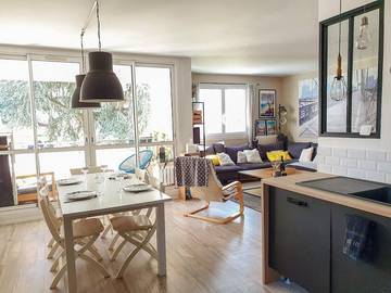 Gîte pour 6 personnes, avec balcon et vue à Bailly