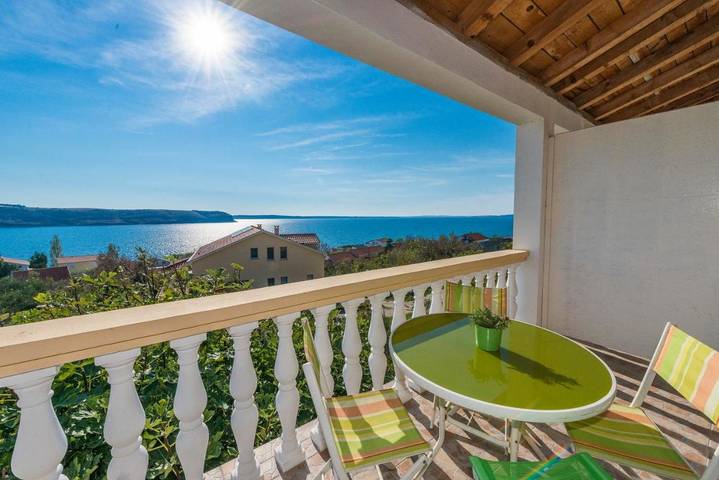 Appartement de vacances pour 4 personnes, avec balcon et vue
