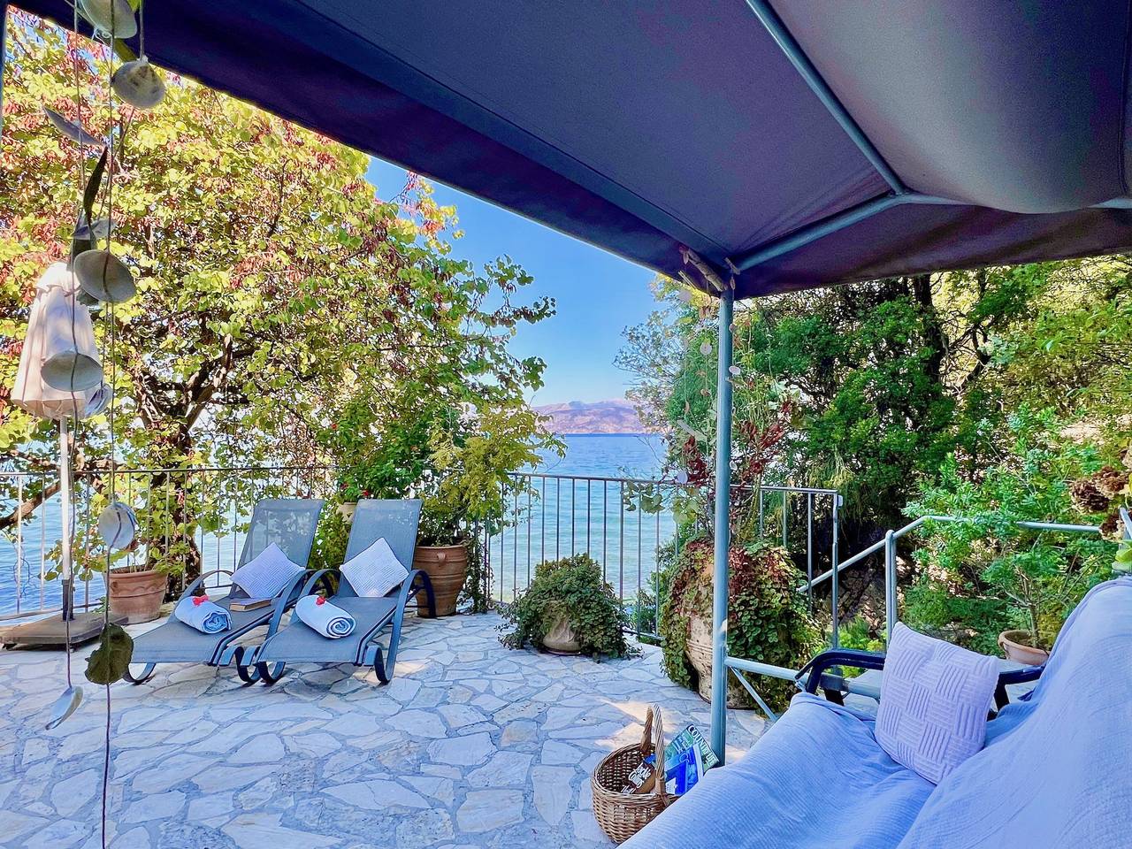 Apraos Beachfront House in Corfu