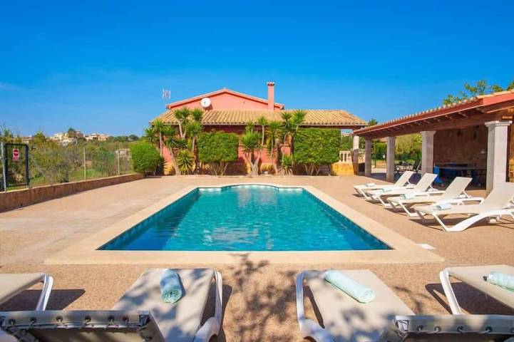 Casa de vacaciones para 8 personas, con balcón además de jardín y piscina, Se admiten mascotas - 1