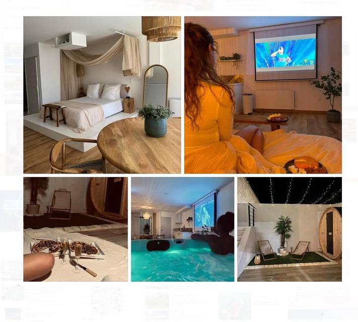 Location de vacances pour 2 personnes, avec sauna ainsi que terrasse et jacuzzi à Outreau - 3