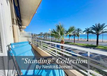 Gîte pour 4 personnes, avec balcon dans Plage Fabron Bambou Nice