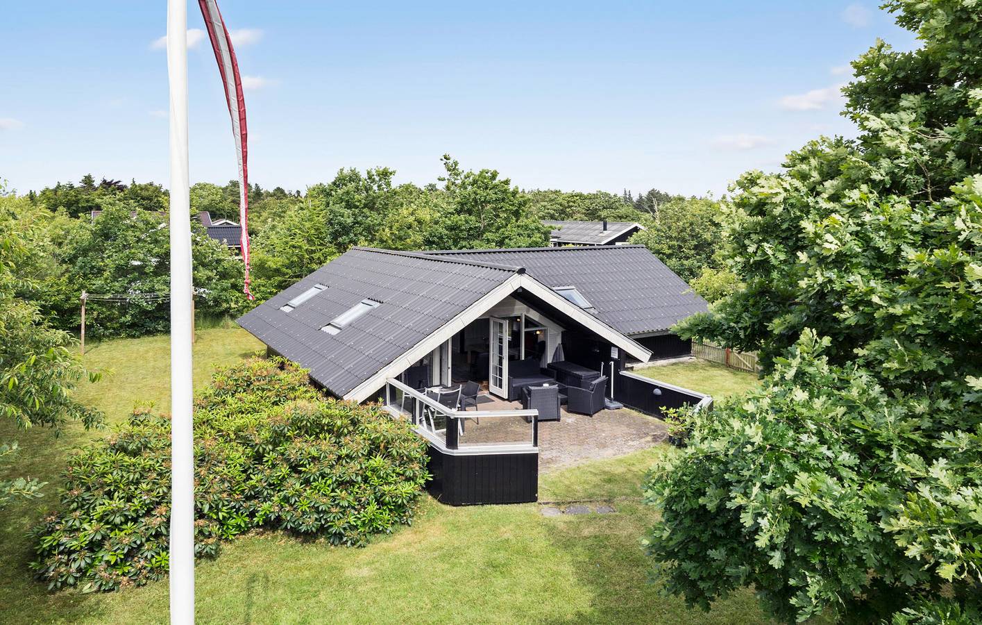 Ferienhaus für 5 Personen mit Terrasse in Skjern, Ringkøbing Fjord