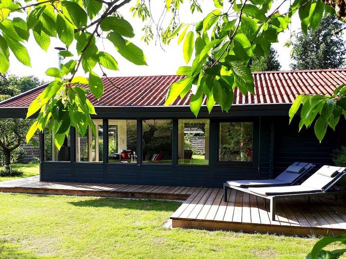 Ferienhaus für 4 Personen, mit Terrasse und Garten