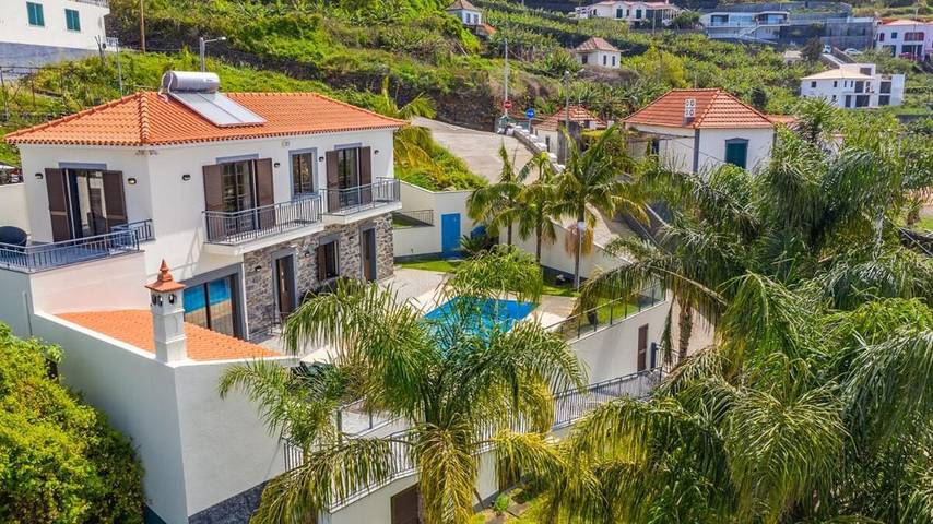 Casa de férias para 6 pessoas, com varanda e piscina, com animais de estimação em Ribeira Brava