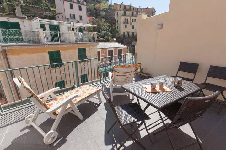 B&b per 2 persone, con Balcone e Terrazza nonché Panorama a Riomaggiore
