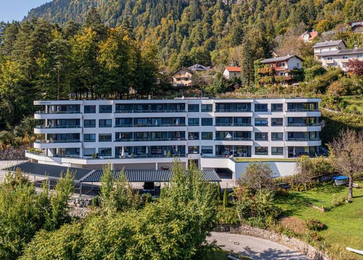Ferienwohnung für 3 Personen, mit Ausblick und Seeblick sowie Garten, mit Haustier