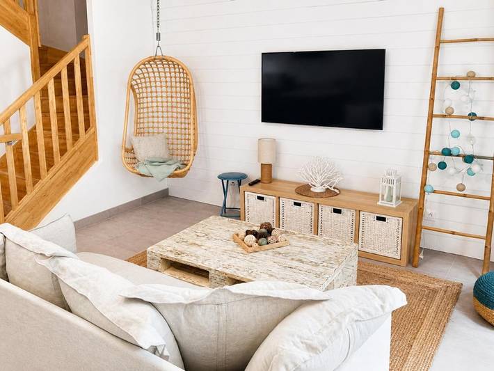 Maison de vacances pour 6 personnes, avec Jacuzzi ainsi que Terrasse et Jardin à Le Teich