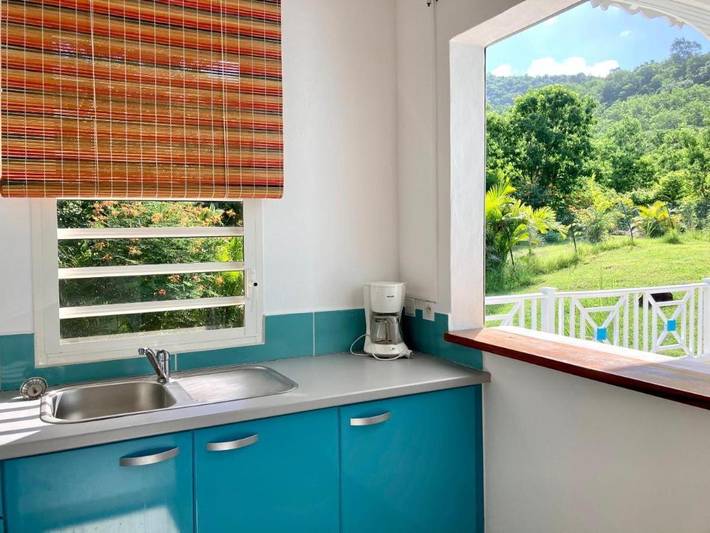 Location de vacances pour 4 personnes, avec vue ainsi que jardin et piscine à Terre-de-Bas - 3