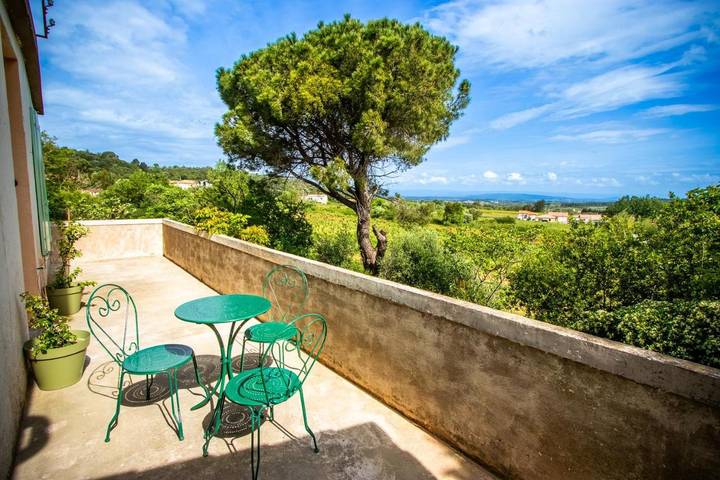 Location de vacances pour 4 personnes, avec balcon et vue à Boutenac - 4