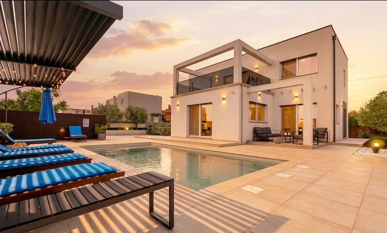 Villa für 8 Personen, mit Terrasse und Pool, mit Haustier - 1
