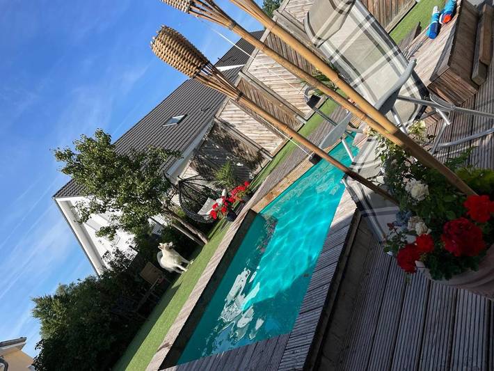 Ferienhaus für 6 Personen, mit Balkon und Terrasse sowie Garten und Pool im Teutoburger Wald - 2