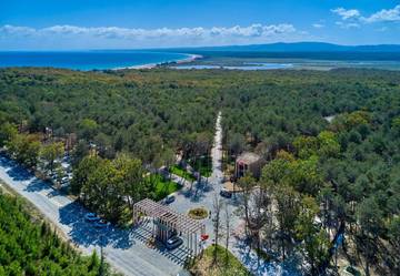 Zelt für 2 Personen, mit Pool und Ausblick sowie Garten, mit Haustier in der Türkei