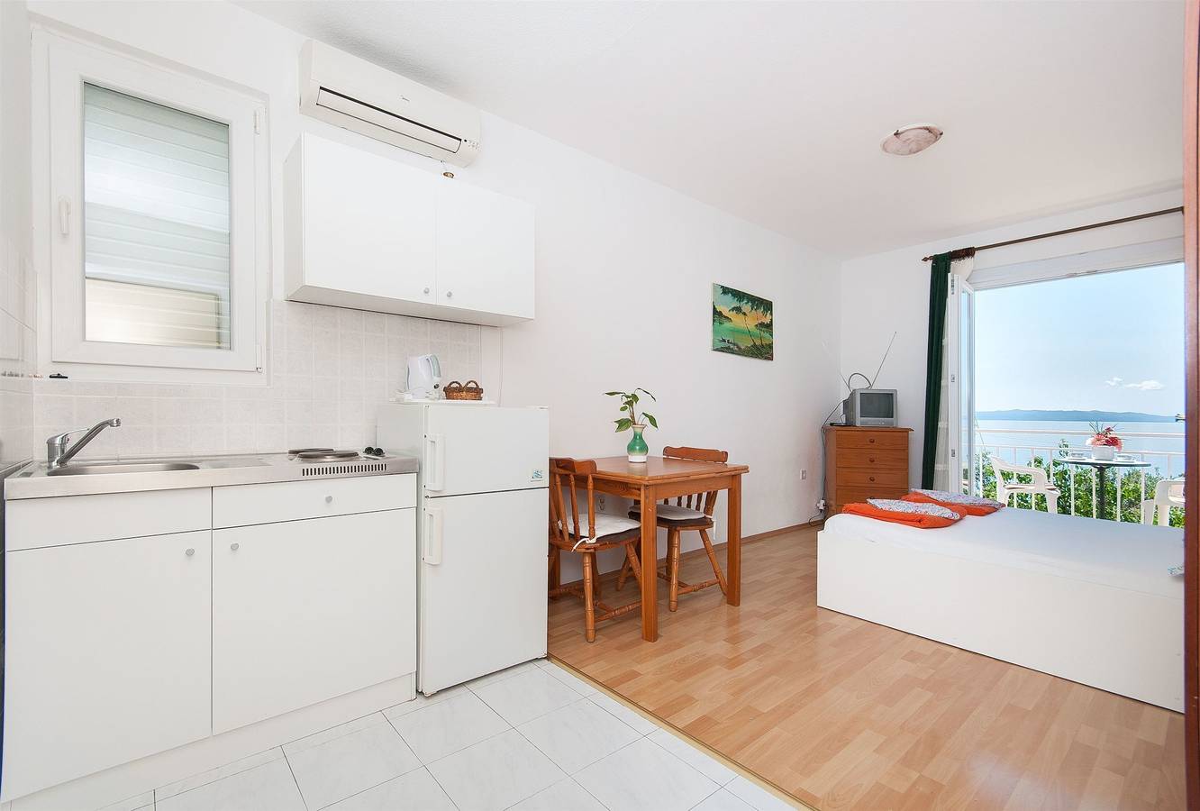 Gehele studio, Apartments Zorka in Ratac, Tučepi