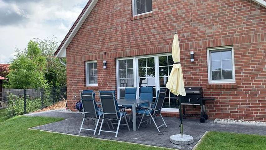 Ferienhaus für 6 Personen, mit Terrasse und Garten, kinderfreundlich in Hinte