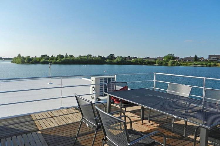 Hausboot am Xantener Nordsee in Xanten, Niederrhein