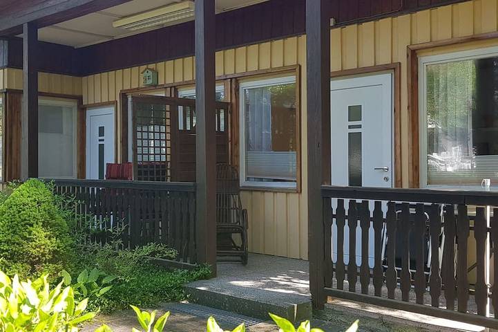 Bungalow für 3 Personen, mit Garten