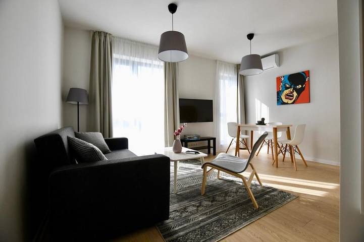 Appart’hôtel pour 3 personnes, avec balcon