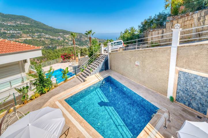 Villa moderna • Piscina privada • A 10 minutos de la playa de Cleopatra in Alanya, Provincia de Antalya