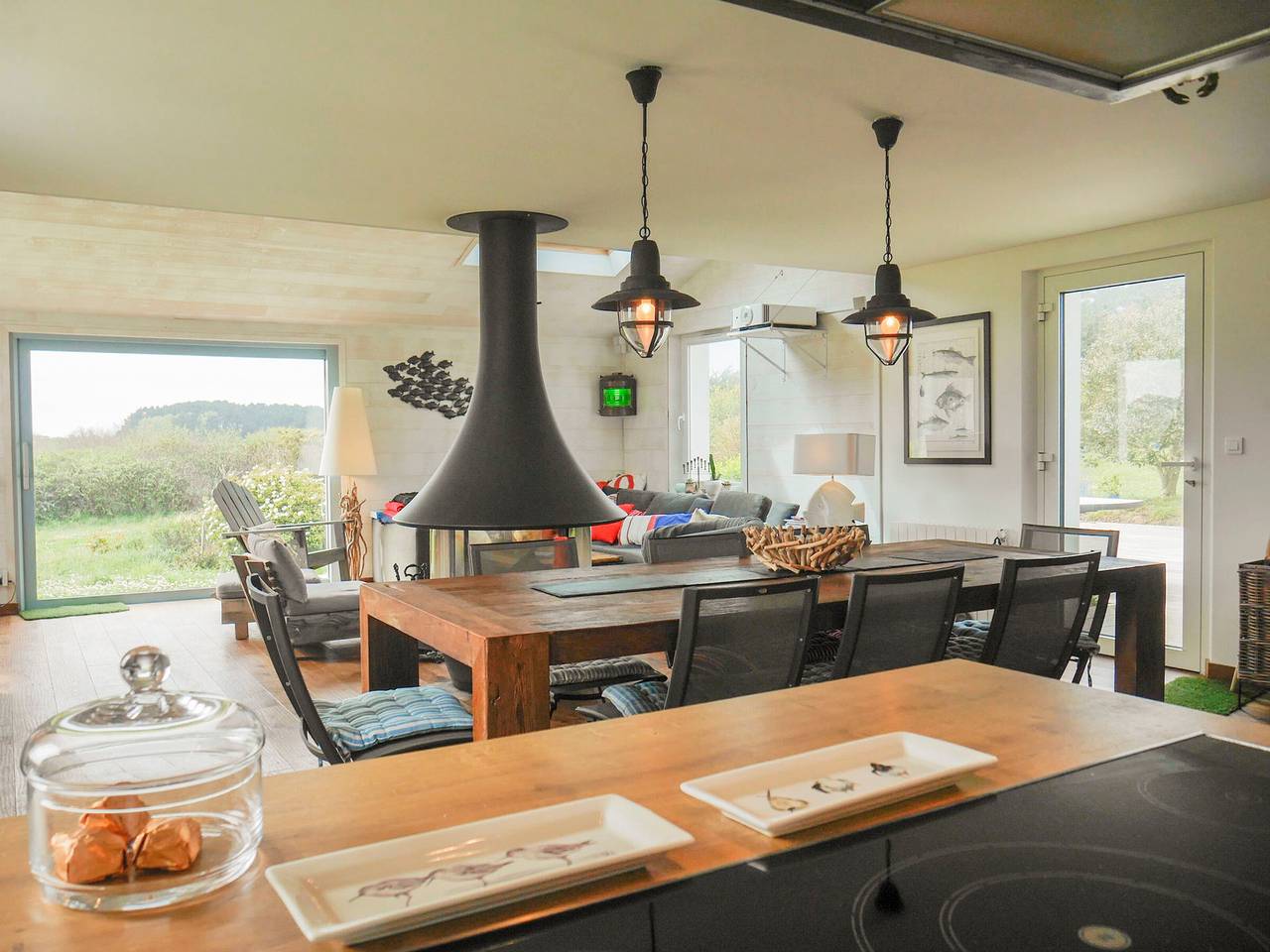 Casa tranquila con jardín en Borchudan, cerca de playa, se admiten mascotas in Locmaria, Côte des Mégalithes