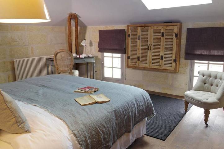 Maison d’hôte pour 2 personnes, avec vue ainsi que sauna et jardin, animaux acceptés à Saint-Émilion - 4