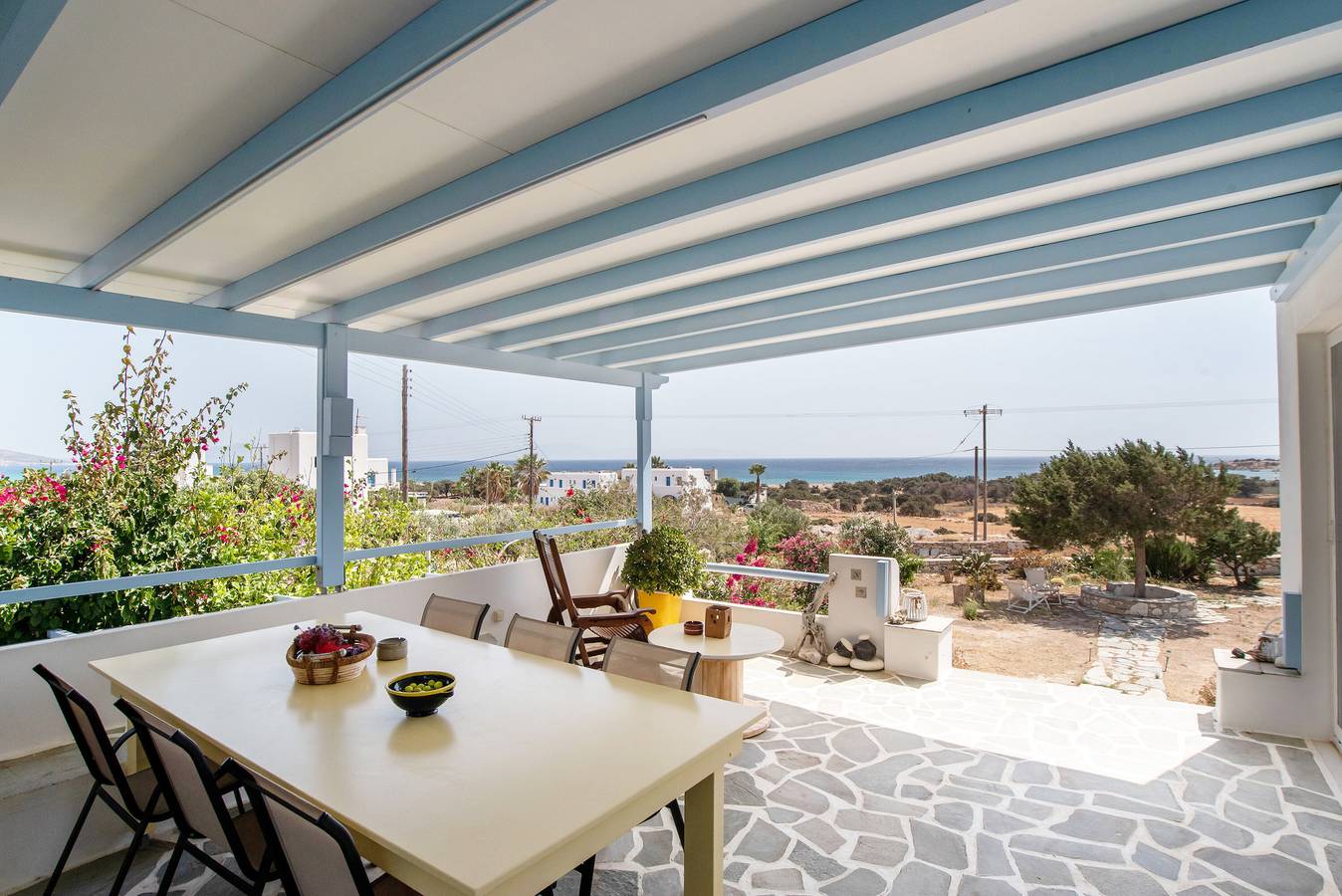Holiday Home 'Myrto House' with Sea View, Wi-Fi and Air Conditioning in Pyrgaki, Cyclades