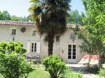 Chambre d’hôte pour 2 personnes, avec jardin et piscine, animaux acceptés à Chérac