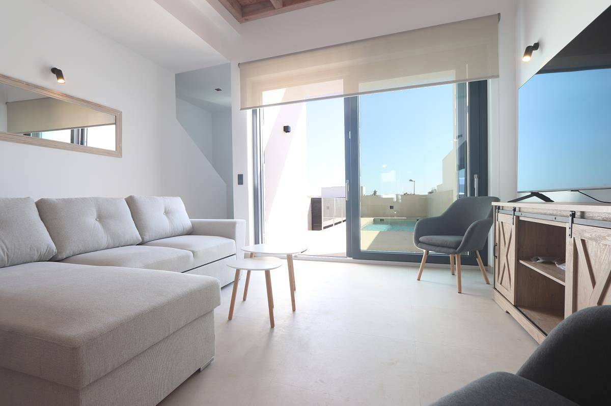 Casa de vacaciones para 8 personas con balcón in La Fontanilla, Conil de la Frontera