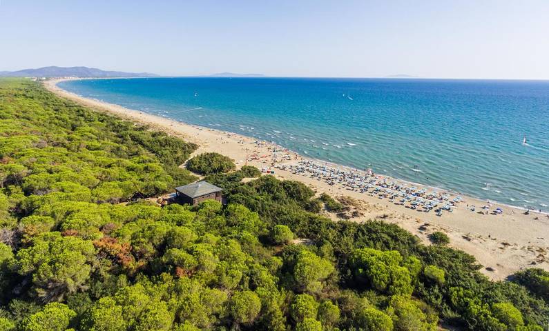 Feriehus for 4 personer, med Terrasse og Badebasseng i Grosseto