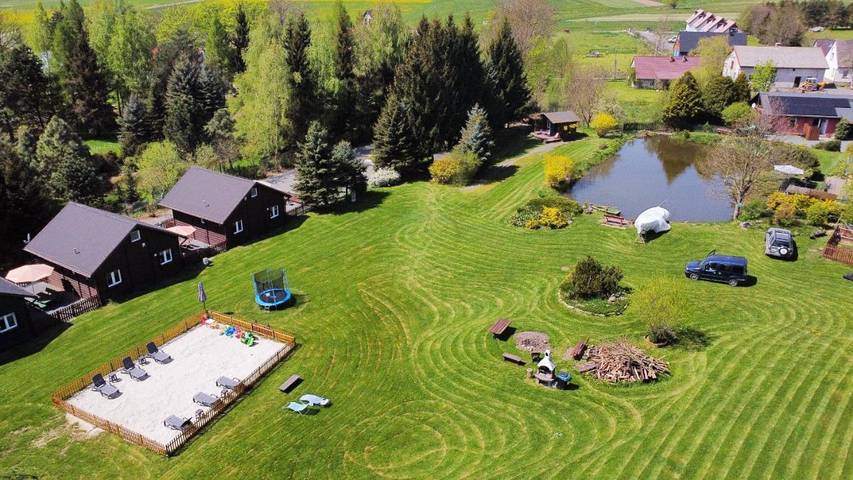 Ferienhaus für 8 Personen, mit Garten und Ausblick sowie Seeblick und Kinderpool, mit Haustier in Niederschlesien - 3