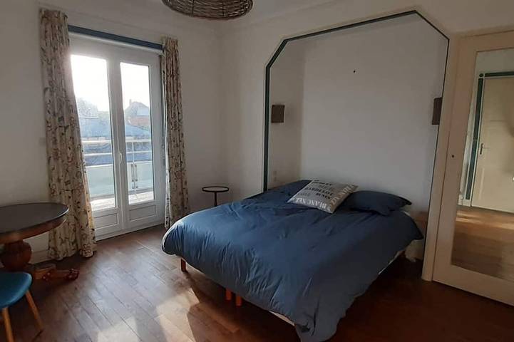 Appartement entier, Appartement vue sur mer, dans une villa des années 1900, 6 personnes in Wimereux, Région de Boulogne-sur-Mer