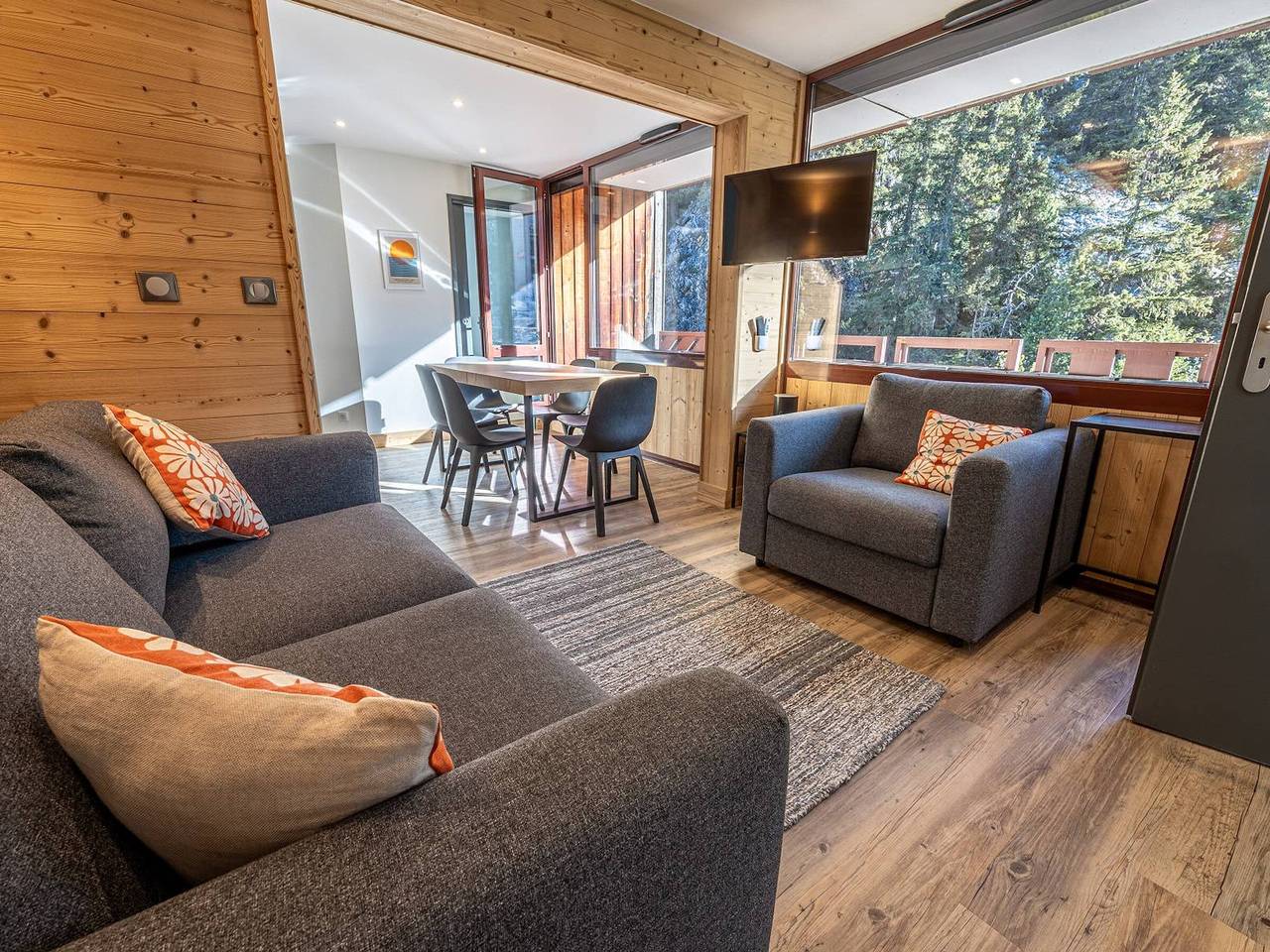 Ganze Wohnung, Renovierte Wohnung in Plagne Bellecôte für 7 Personen in La Plagne, La Plagne-Tarentaise