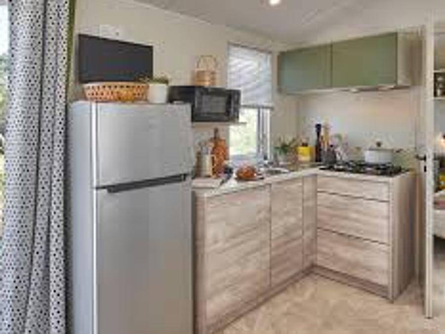 Camping Vert Gapeau - Mobilhome 6 personas - Mobil-home de 3 habitaciones climatizado Romarin (31m²) in Hyeres, Region de Toulon