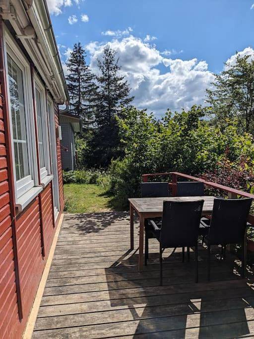 Ferienhaus für 4 Personen, mit Terrasse und Sauna sowie Ausblick in Schleusegrund